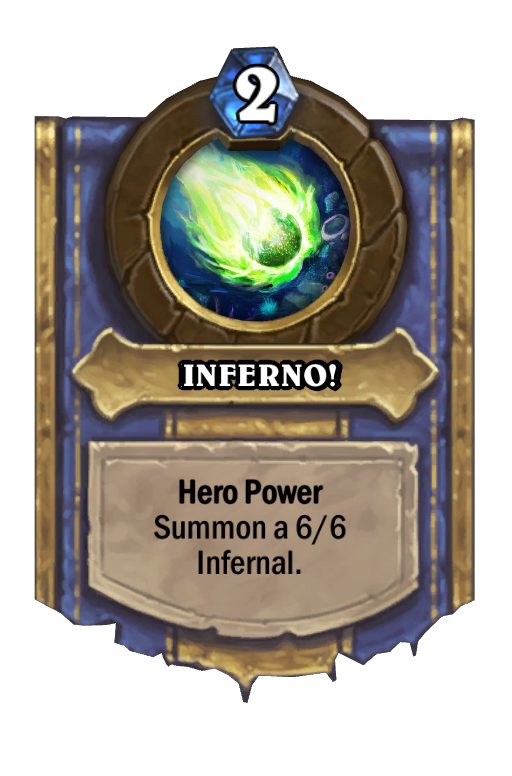 INFERNO! Hearthstone kártya