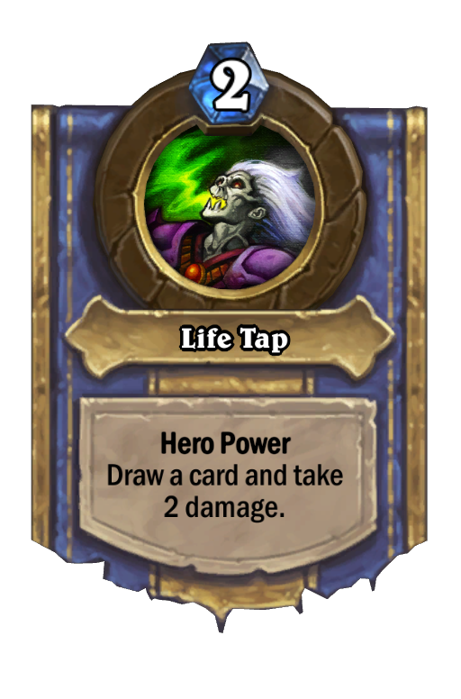 Life Tap Hearthstone kártya