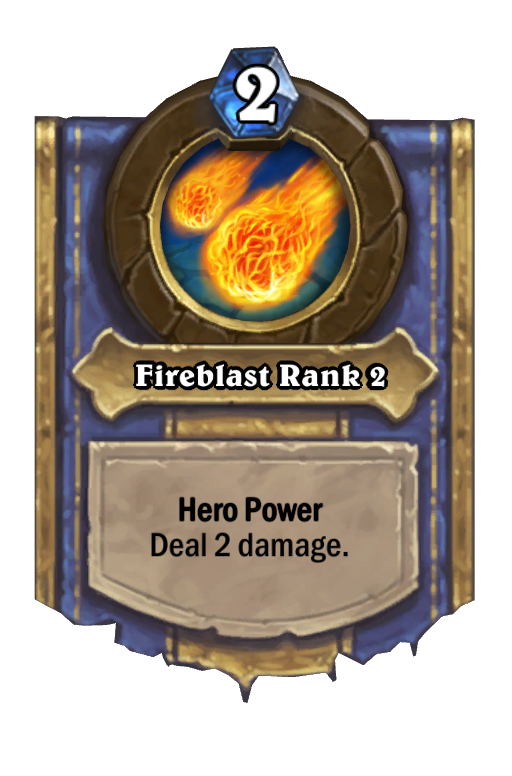 Fireblast Rank 2 Hearthstone kártya