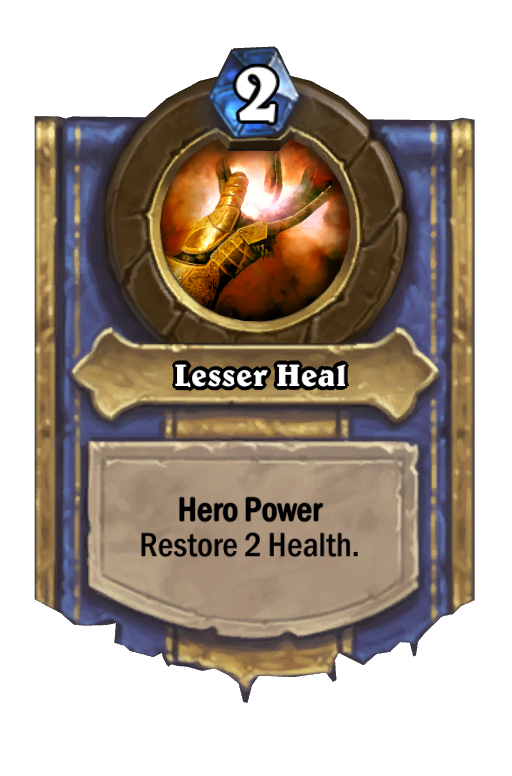 Lesser Heal Hearthstone kártya