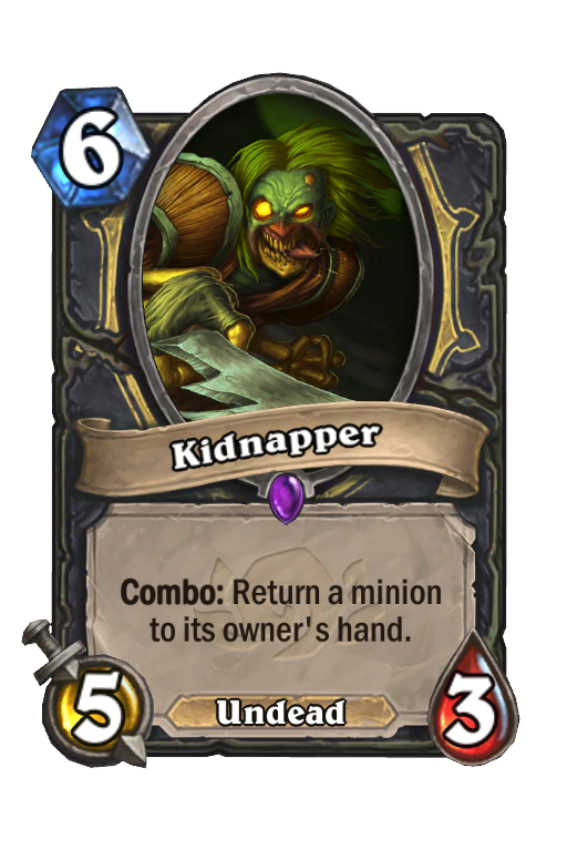 Kidnapper Hearthstone kártya