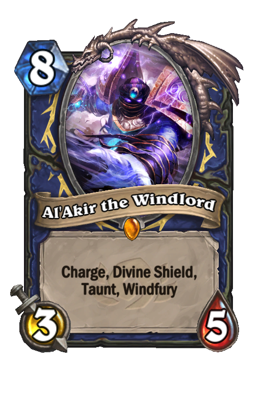 Al'Akir the Windlord Hearthstone kártya