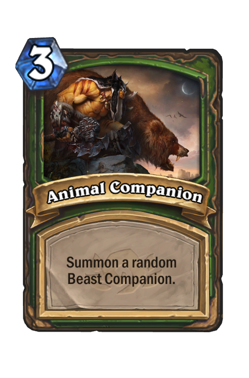 Animal Companion Hearthstone kártya