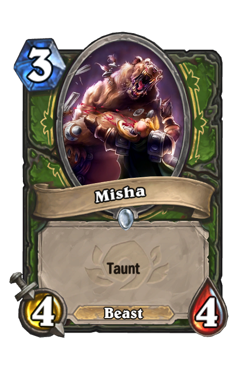 Misha Hearthstone kártya