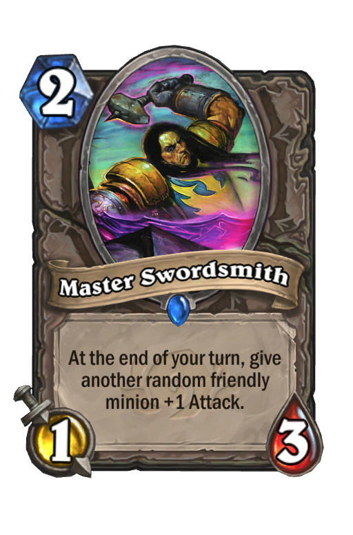Master Swordsmith Hearthstone kártya