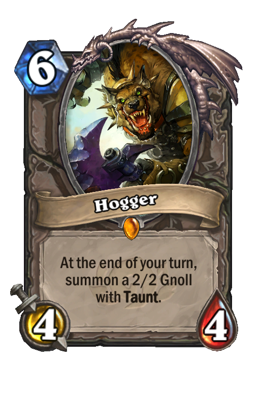 Hogger Hearthstone kártya
