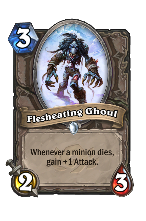 Flesheating Ghoul Hearthstone kártya