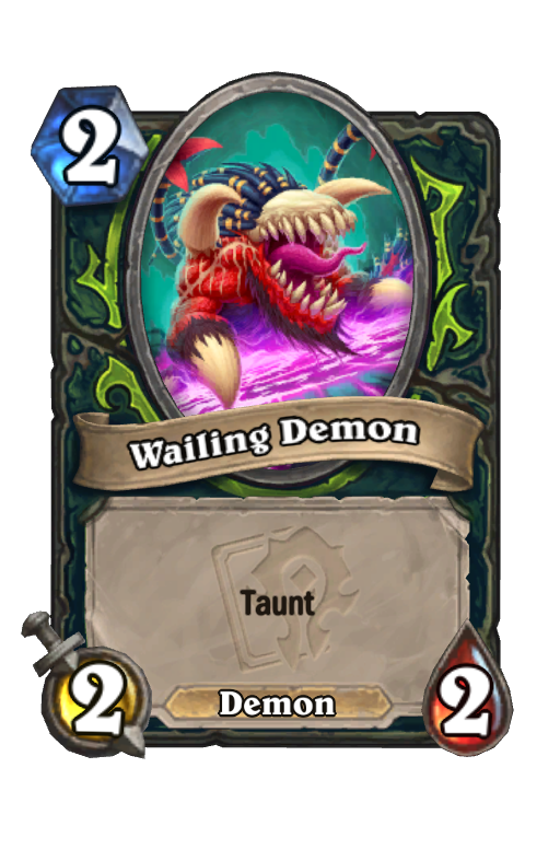 Wailing Demon Hearthstone kártya