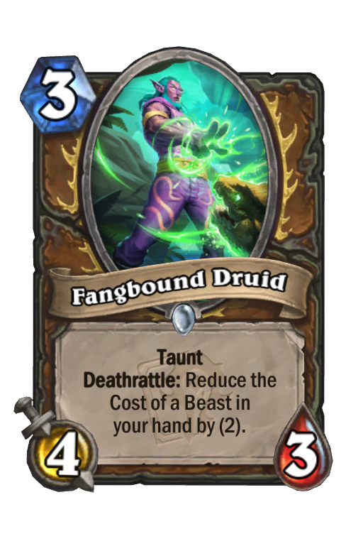 Fangbound Druid Hearthstone kártya