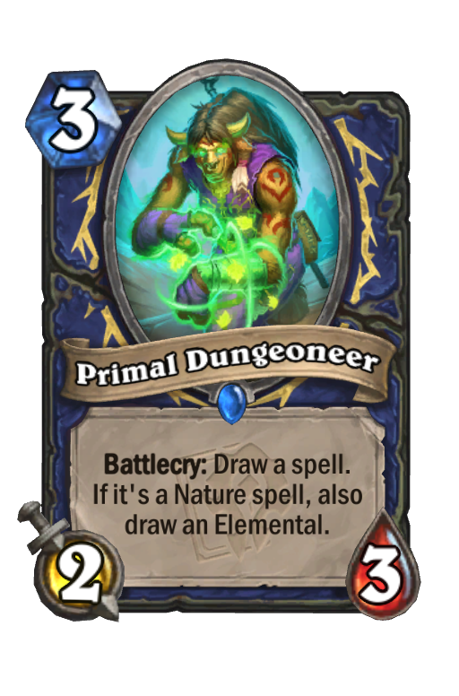 Primal Dungeoneer Hearthstone kártya
