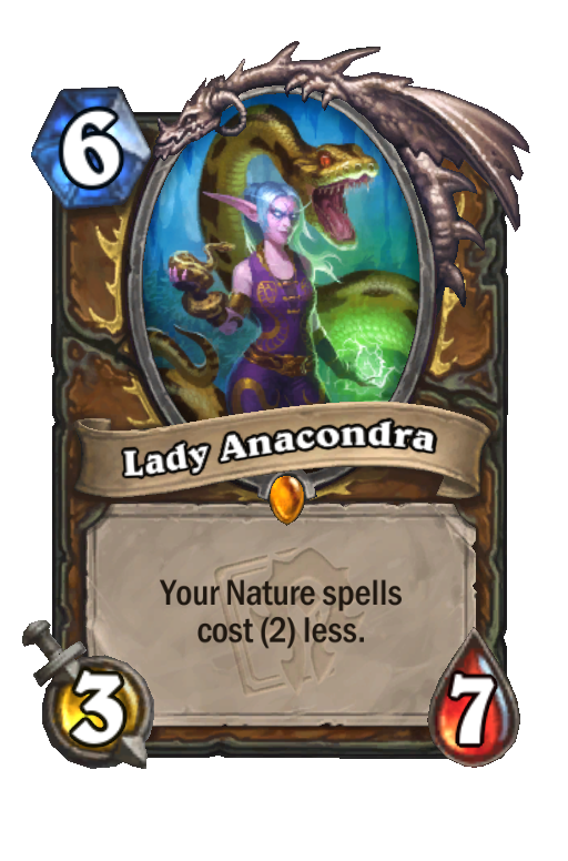 Lady Anacondra Hearthstone kártya