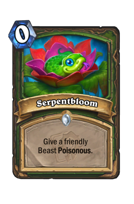 Serpentbloom Hearthstone kártya