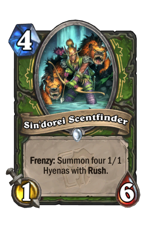 Sin'dorei Scentfinder Hearthstone kártya