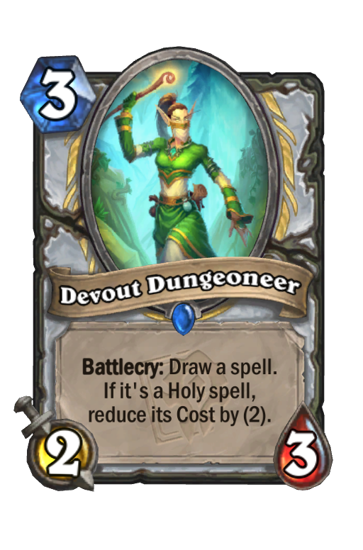 Devout Dungeoneer Hearthstone kártya