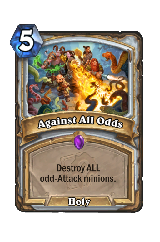 Against All Odds Hearthstone kártya