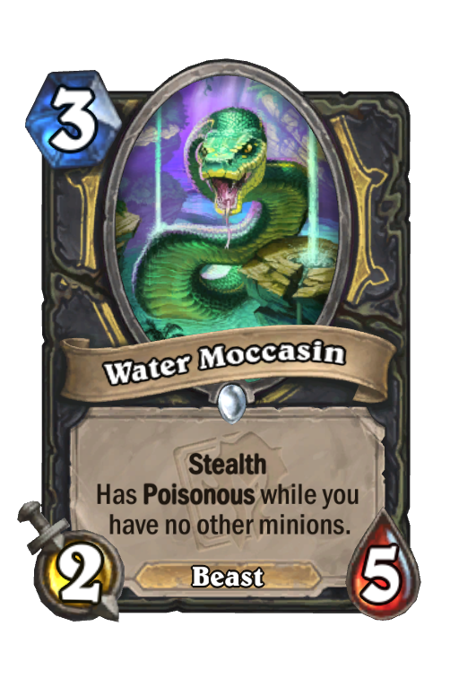 Water Moccasin Hearthstone kártya