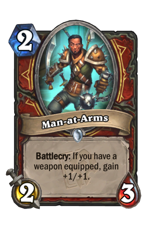 Man-at-Arms Hearthstone kártya