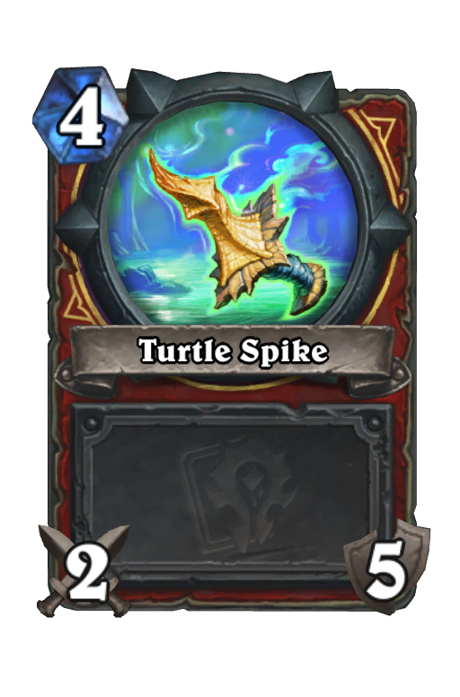 Turtle Spike Hearthstone kártya