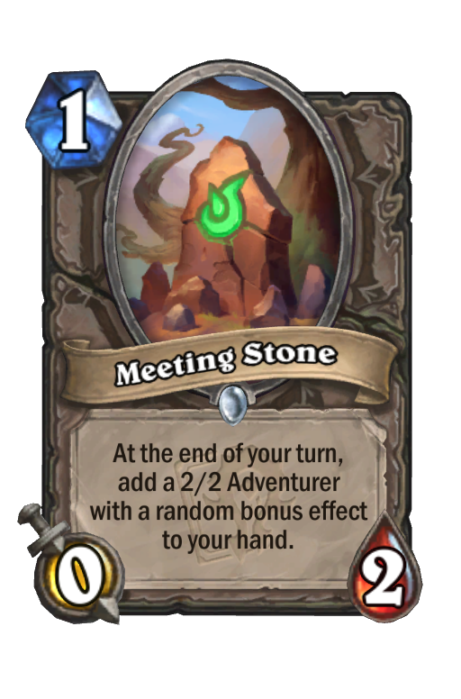 Meeting Stone Hearthstone kártya