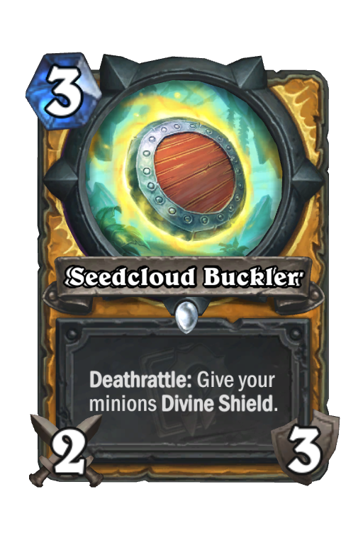 Seedcloud Buckler Hearthstone kártya