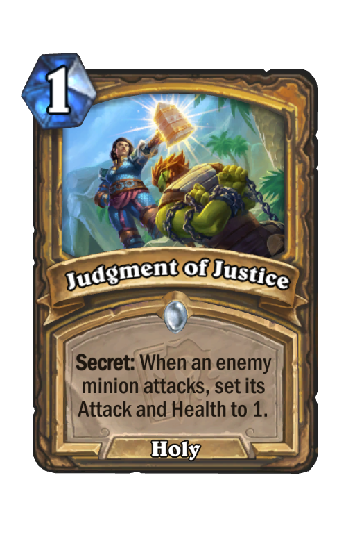 Judgment of Justice Hearthstone kártya