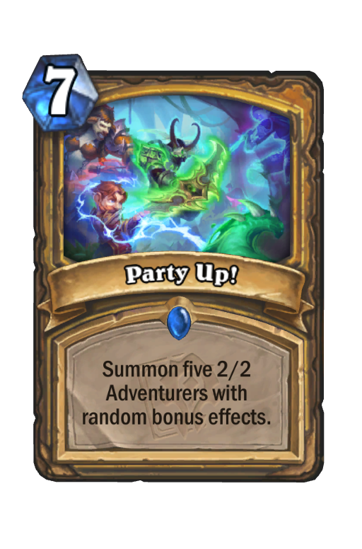 Party Up! Hearthstone kártya