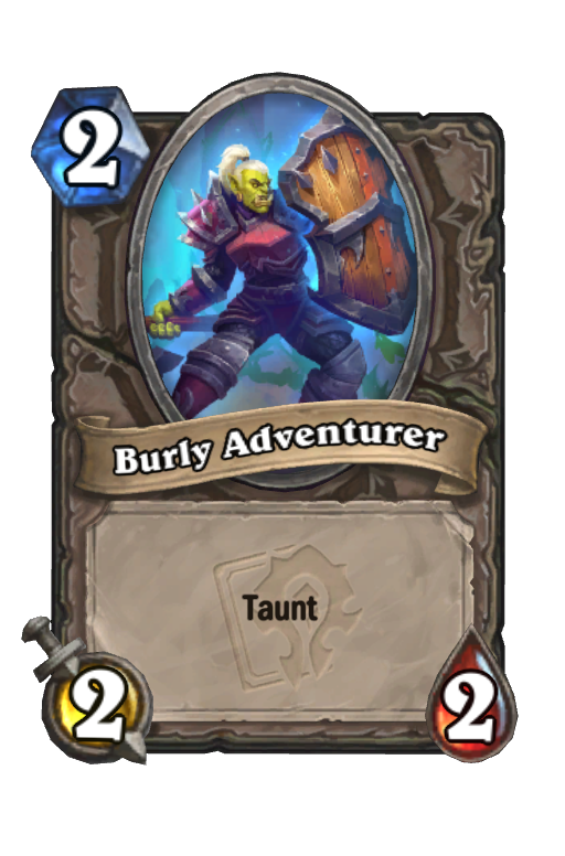 Burly Adventurer Hearthstone kártya