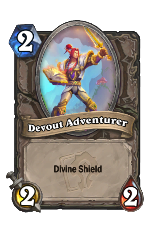 Devout Adventurer Hearthstone kártya