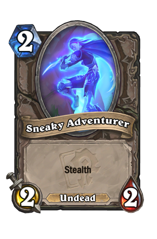 Sneaky Adventurer Hearthstone kártya