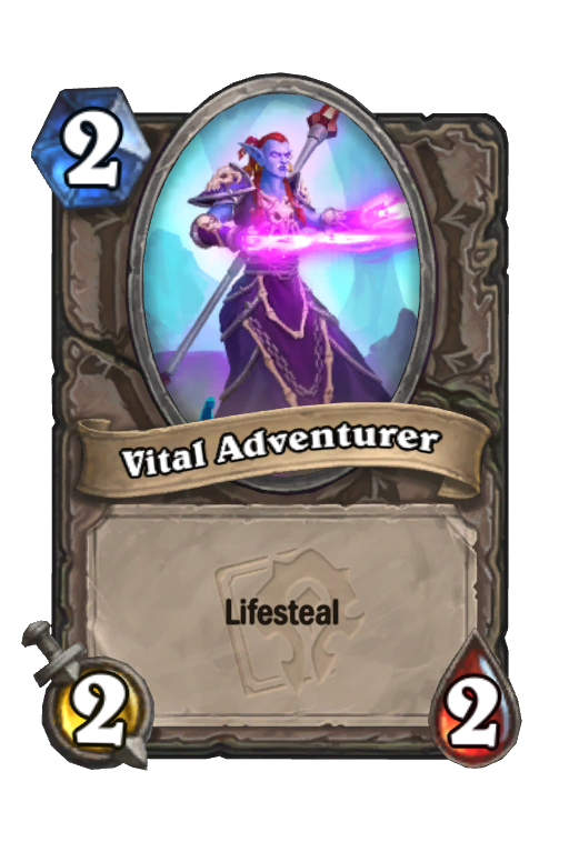 Vital Adventurer Hearthstone kártya