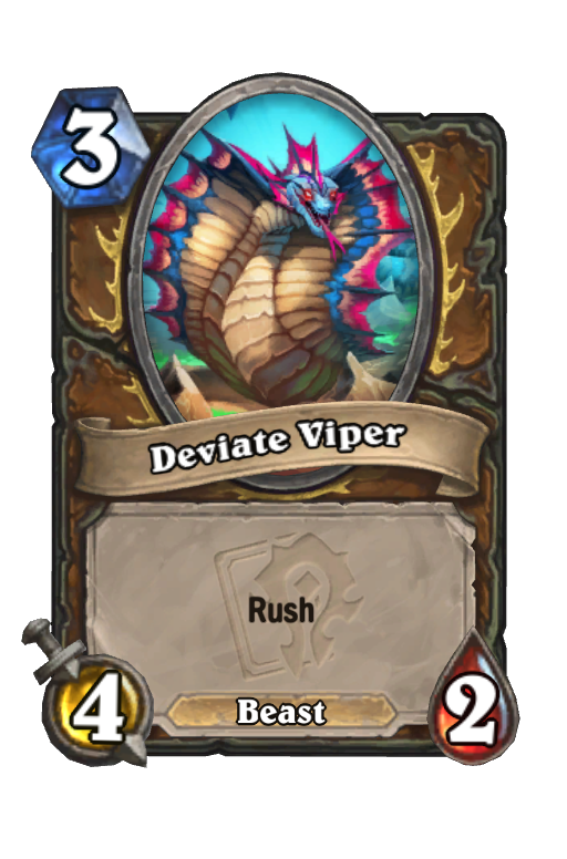 Deviate Viper Hearthstone kártya