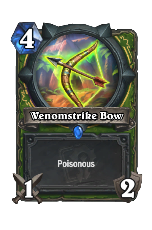 Venomstrike Bow Hearthstone kártya