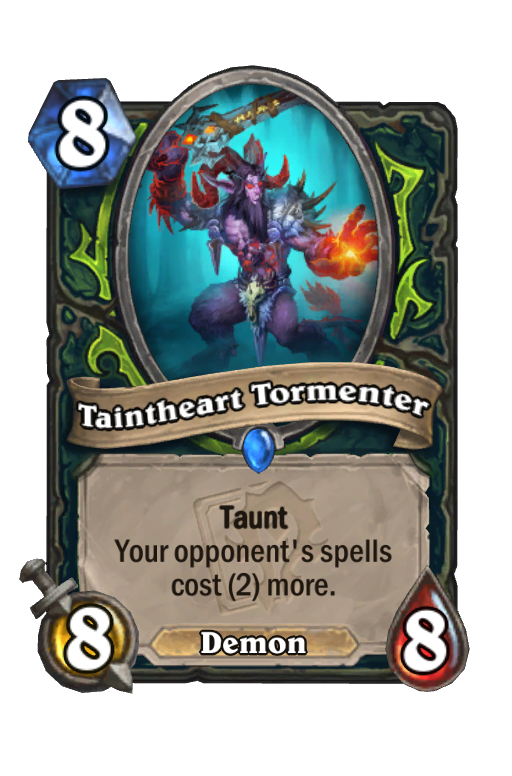 Taintheart Tormenter Hearthstone kártya