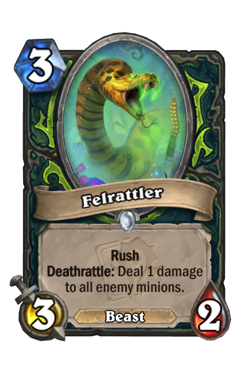 Felrattler Hearthstone kártya