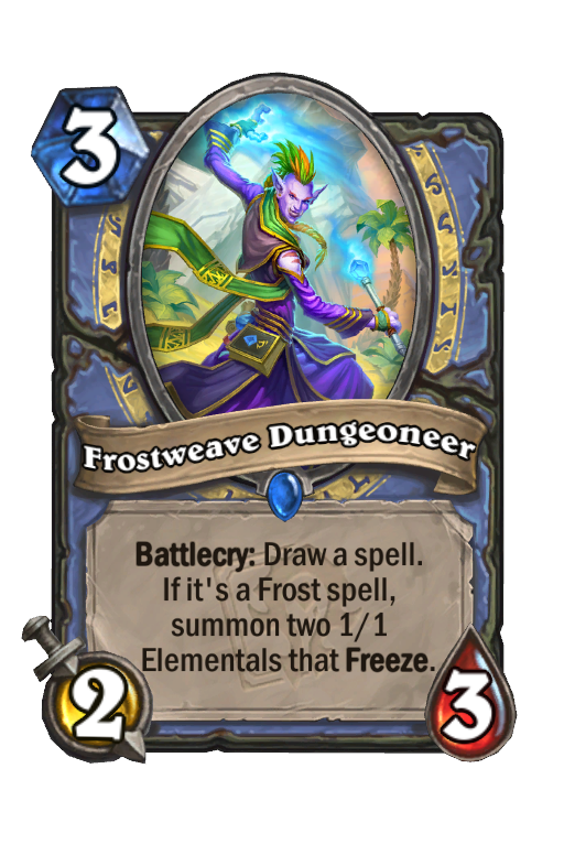 Frostweave Dungeoneer Hearthstone kártya