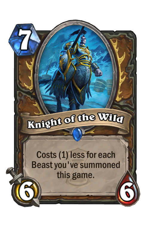Knight of the Wild Hearthstone kártya
