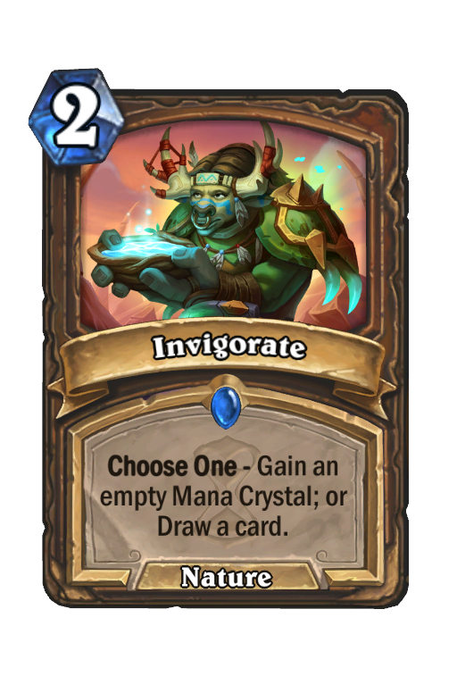 Invigorate Hearthstone kártya