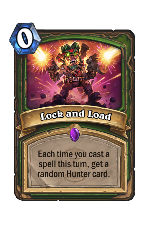 Lock and Load Hearthstone kártya