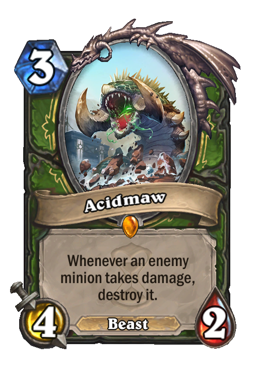 Acidmaw Hearthstone kártya