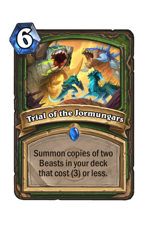 Trial of the Jormungars Hearthstone kártya