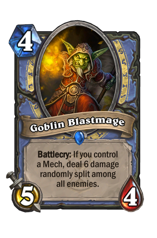 Goblin Blastmage Hearthstone kártya