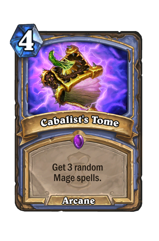 Cabalist's Tome Hearthstone kártya