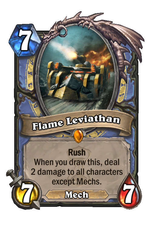 Flame Leviathan Hearthstone kártya