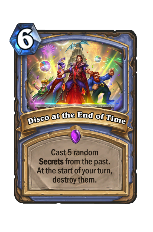 Disco at the End of Time Hearthstone kártya