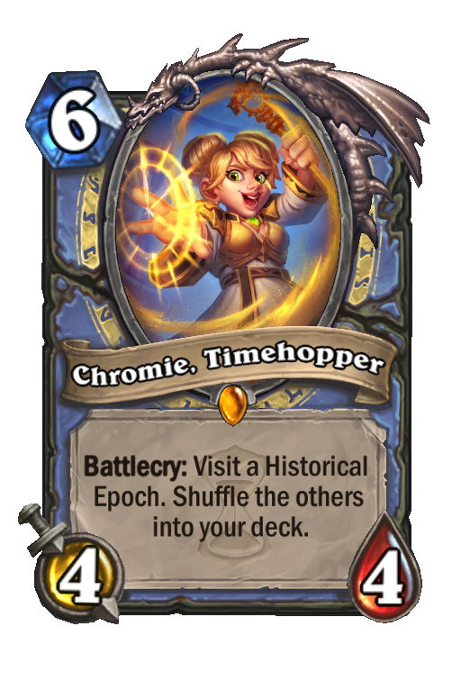 Chromie, Timehopper Hearthstone kártya