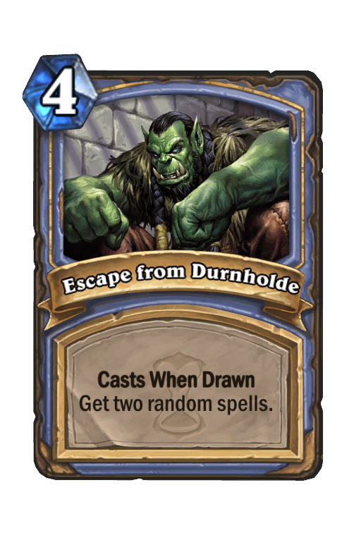 Escape from Durnholde Hearthstone kártya