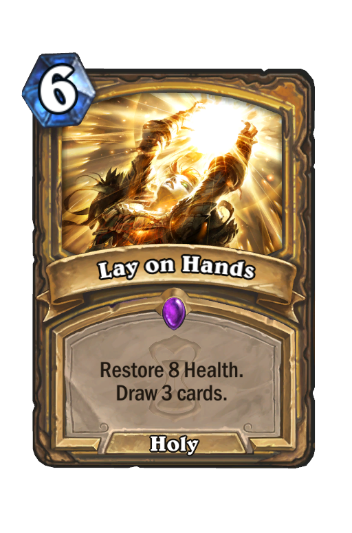 Lay on Hands Hearthstone kártya