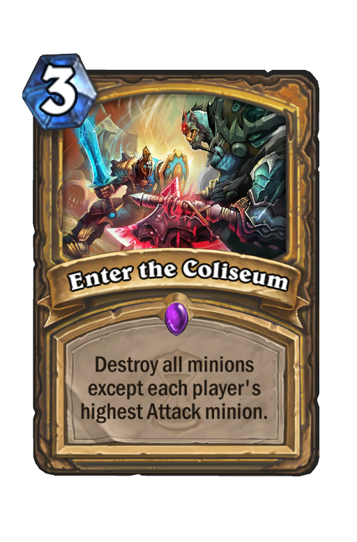 Enter the Coliseum Hearthstone kártya