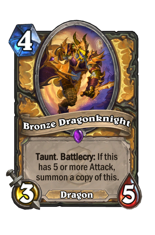 Bronze Dragonknight Hearthstone kártya