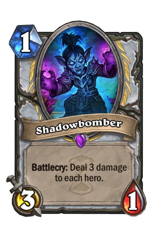 Shadowbomber Hearthstone kártya